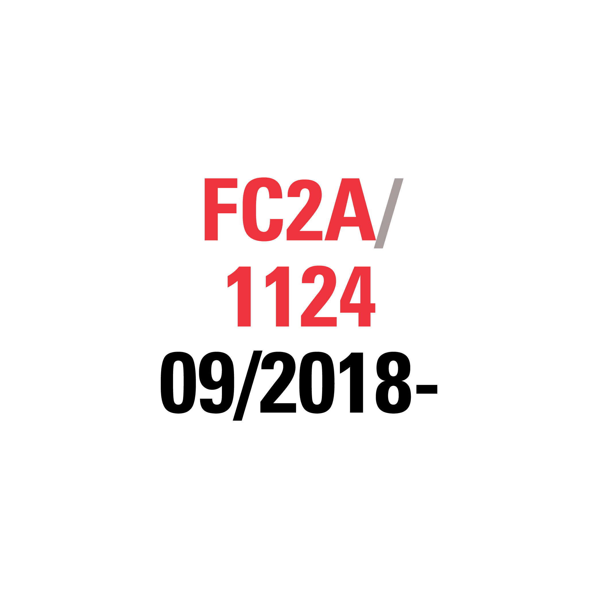 FC2A 1124 09/2018-